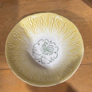 Collector rooster bowl